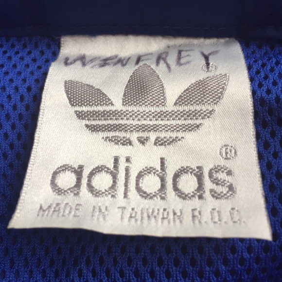 Vintage Adidas Mens Full Zip Vented Windbreaker - Picture 6 of 7